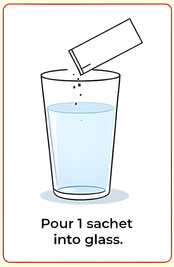 How to prepare Labbly Fiber Drink step 2