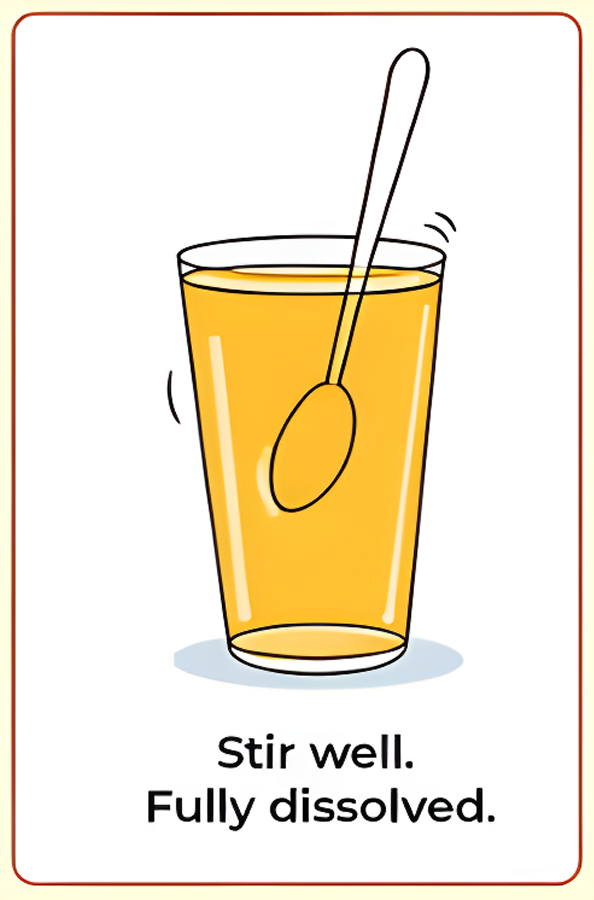 How to prepare Labbly Fiber Drink step 3
