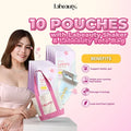 LABBLY FIBER DRINK MANGO FLAVOR RS PACKAGE (10 POUCH + SHAKER + TOTE BAG)