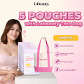 LABEAUTY LABBLY FIBER DRINK MANGO FLAVOR ( 5 POUCH + 1 TOTEBAG )